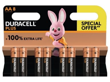 MN1500B8-SO Duracell Plus Power AA 8PK Special Offer