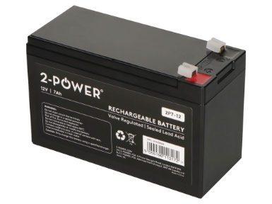 2P7-12 2-Power 12V 7Ah VRLA Battery