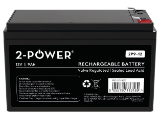 Slika 2P9-12 2-Power 12V 9Ah VRLA Battery