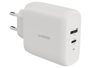 2PWC32W02-EU Wall Charger PD 20W USB-C & 12W USB-A