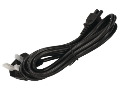PWR0004A-3M C5 (Cloverleaf) Power Lead w/UK Plug 3M