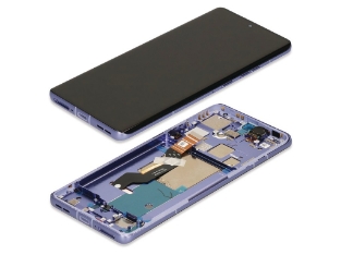 Slika RBSKU22631 Genuine Motorola Edge 50 Pro | Replacement OLED Touch Screen Assembly With Frame | Lavender | 5D68C24093 | XT2403 | Authorised