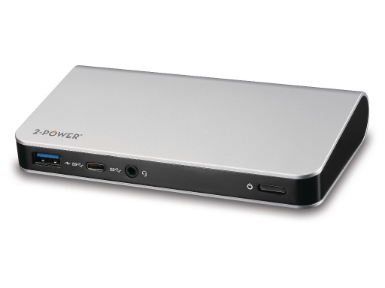 2P-2DW60AA#ABU USB Type-C Docking Station + PD & MST includes power cable. For UK,EU,AU.