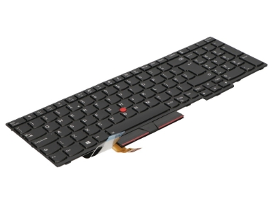 01YP628 COMO NM Keyboard Backlit Black UK (GB)