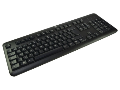 724720-031 USB Keyboard for PC - UK (Black Bezel)