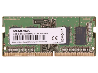 2P-KVR32S22S6/4 4GB DDR4 3200MHz CL22 SODIMM