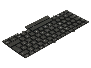 0K0GVM Keyboard Dual Point UK English (Bk)
