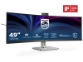 Philips 49B2U6903CH 49" VA Dual QHD SuperWide Thunderbolt 4 KVM ukrivljen poslovni monitor s spletno kamero