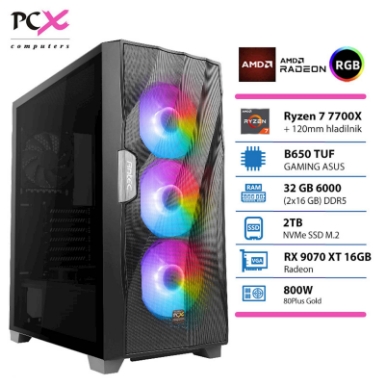 Računalnik PCX Extian R7 7700X 32GB 2TB RX9070 XT