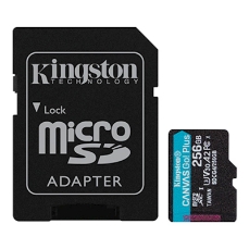 Slika SDXC KINGSTON micro 256GB Canvas Go Plus