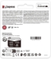 SDXC KINGSTON micro 128GB Canvas Go Plus, 200MB/s,  C10, UHS-I, U3, V30, A2, adapter