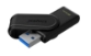 USB disk Kingston 64GB DT Exodia S, 3.2 Gen1, črn, z vrtljivim pokrovčkom