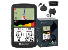 Bryton Rider S810 T USB-C kolesarski računalnik s senzorji HR, CAD, SPD (Bundle)