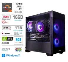 Slika Računalnik PCX Exton R7 5700X 16GB 1TB RTX4060 W11