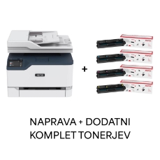 Slika Večfunkcijska barvna laserska naprava XEROX C235DNI + komplet tonerjev