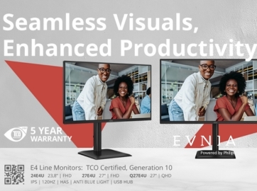 Monitorji AOC s TCO standardom 10. generacije in 5-letno garancijo