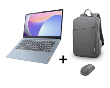 Paket: Prenosnik Lenovo IdeaPad Slim3 + Brezžična miška + Torba za prenosnik