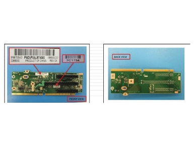 875058-001 SPS-PCA 3S 2x8 x16 PCI-E Riser