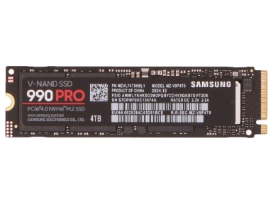 MZ-V9P4T0BW SSD M.2 (2280) 4TB  990 PRO (PCIe/NVMe)