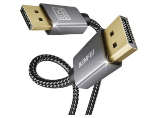Slika 000163grey-6f DisplayPort to Display Port Cable - 1.8m