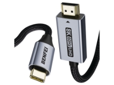 Slika 000388grey USB-C to HDMI 2.1 8K Cable  - 1.8m