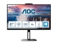 AOC Q27V5CW – 27-palčni QHD monitor z USB-C napajanjem in vgrajeno Windows Hello kamero