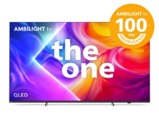 Akcija Ambilight TV - Preizkušajte 100 dni! Philips 75PUS9010 – 75-palčni QLED 4K Smart TV z Ambilight osvetlitvijo
