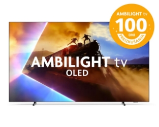 Akcija Ambilight TV - Preizkušajte 100 dni! Philips 65OLED770/12 – 65-palčni 4K OLED Ambilight televizor