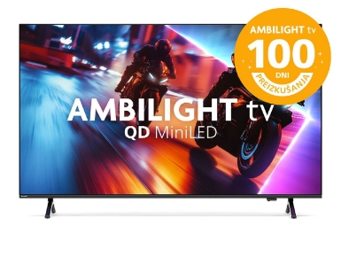 Akcija Ambilight TV - Preizkušajte 100 dni! Philips  65MLED920/12 65" 4K QD MINILED Ambilight televizor