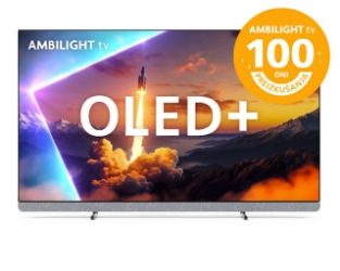 Akcija Ambilight TV - Preizkušajte 100 dni! Philips 65OLED910/12 PUS8209/12 6”5 4K QLED Ambilight televizor