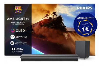 Philips 48OLED770/12 4K OLED televizor + Soundbar zvočnik Philips TAB6100