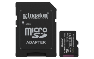 Slika SDXC KINGSTON MICRO 256GB CANVAS SELECT Plus, 150MB/s , UHS-I, U1, V10, A1, adapter