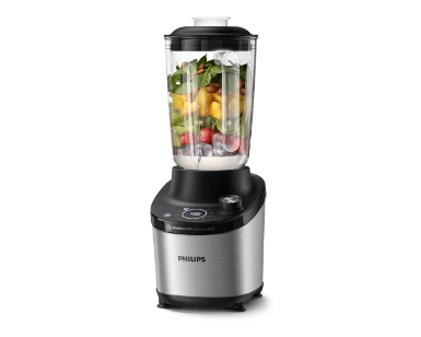 Zmogljiv mešalnik Philips HR3760/00 za pripravo smutijev, juh, omak in namazov iz oreščkov