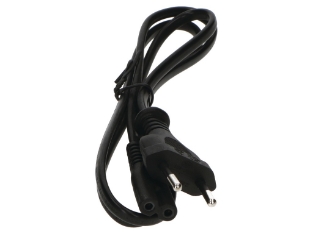 Slika PWR0001B-1M AC Mains Lead Figure 8 EU 1M - Black