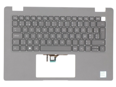 R2DCDNDWNGBE Palmrest & BELGIAN Backlit Keyboard