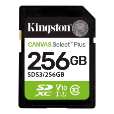 Slika SDXC KINGSTON 256GB CANVAS Select Plus, 150MB/s, UHS-I, U1, V10