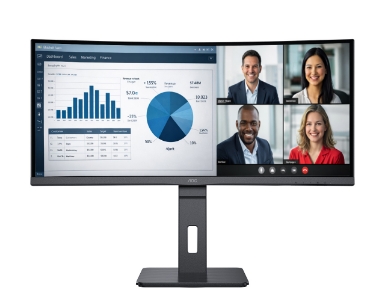 AOC CU34P3CV 34" VA WQHD 100Hz USB-C ukrivljen monitor
