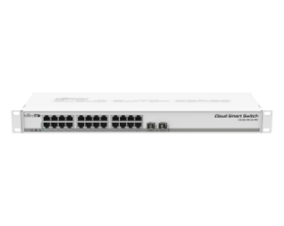Vgradno stikalo Cloud Smart Switch Mikrotik CSS326-24G-2S+RM (24-portno Gigabit)