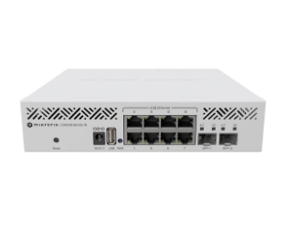 MikroTik CRS310-8G+2S+IN – profesionalno stikalo z 2.5G Ethernet in 10G SFP+ režama