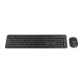 Tipkovnica z miško ASUS CW100 Wireless Keyboard and Mouse Set, brezžični komplet, črn s Copilot tipk
