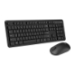Tipkovnica z miško ASUS CW100 Wireless Keyboard and Mouse Set, brezžični komplet, črn s Copilot tipk