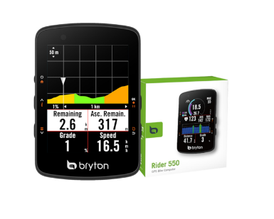 Bryton Rider 550 E kolesarski računalnik USB-C