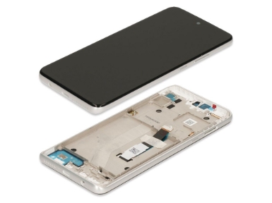 RBSKU22629 Genuine Motorola One 5G Ace | Replacement LCD Touch Screen Assembly With Frame | Silver | 5D68C17617 | XT2113 | Authorised