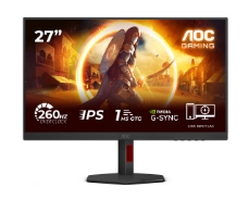 AOC 27G4ZR 27-palčni 240Hz / 260 Hz OC gaming monitor sprednji pogled