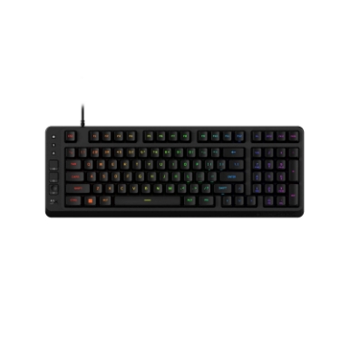 Tipkovnica HP HyperX Eve 1800 za igre, membranska, črna, RGB