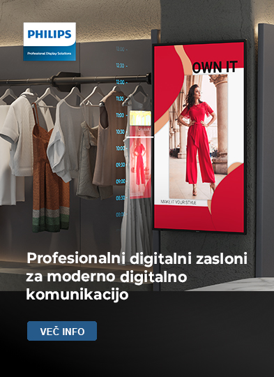 Digitalni zasloni Philips - zasnovani za moderno digitalno komunikacijo
