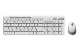Slika Tipkovnica Genius Slim star 8230 +miš, bela BT +WL