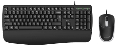 Slika Tipkovnica Genius KM-123,PR,BLK,SER,USB