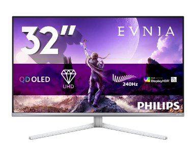 Philips Evnia 32M2N8900 31,5" 4K QD OLED 240 Hz gaming monitor z Ambiglow