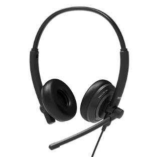 Slika Slušalke stereo PORT USB z mikrofonom, žične
